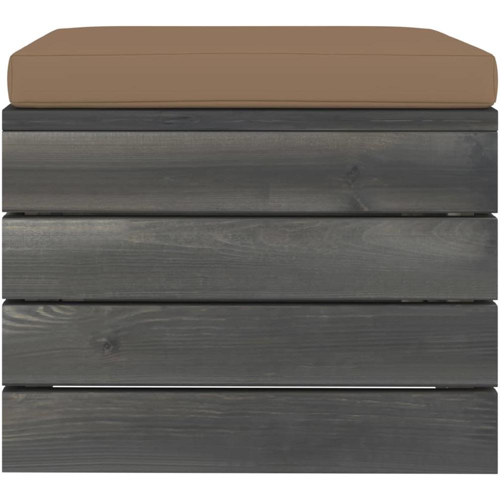 Set Divani Da Giardino Su Pallet 2 Pz Con Cuscini Massello Pino - Foto 7