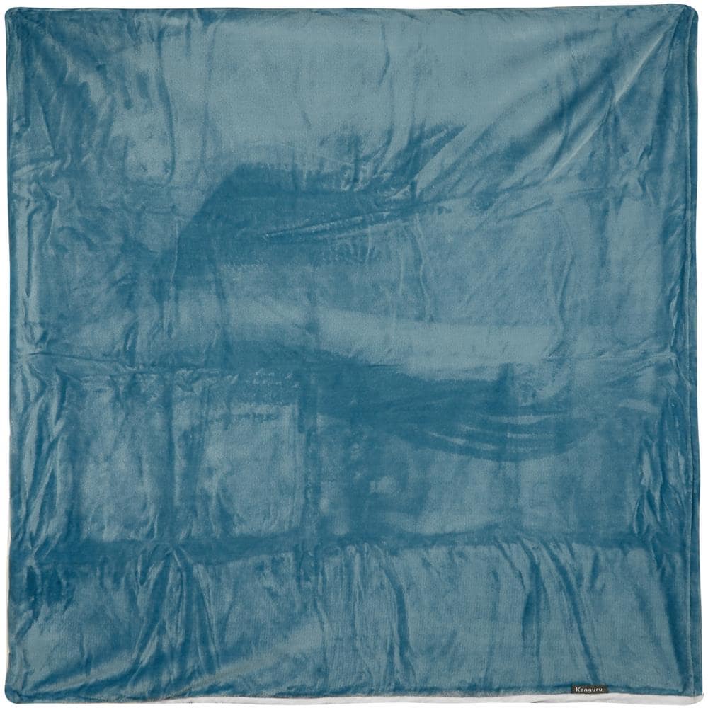 Coperta Indossabile 120x120 Cm Azzurra E Bianca Multicolore - Foto 2