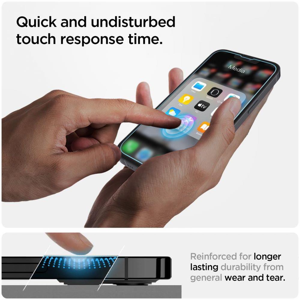 Vetro Temperato Vetro Protettiva 2-pack Per Iphone 13 Mini - Foto 8