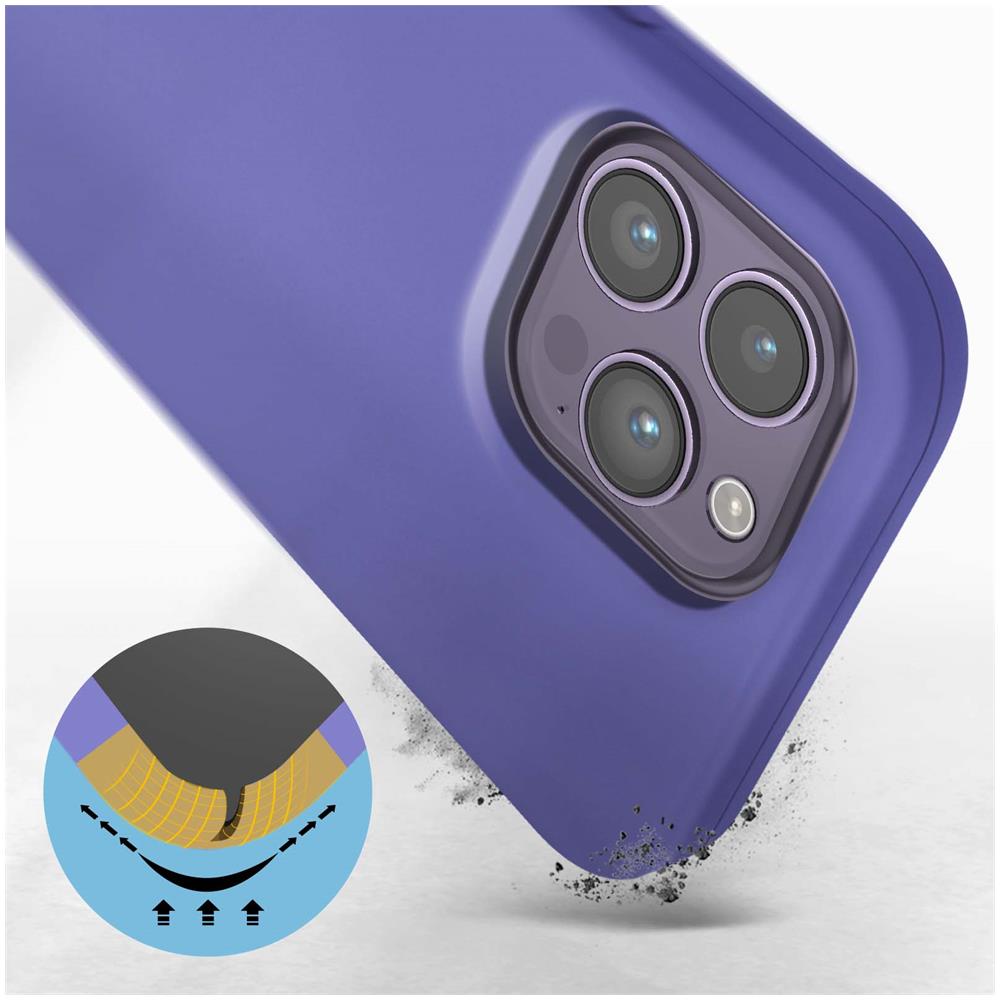 Cover Per Iphone 14 Pro Max In Silicone Semi-rigido Soft-touch Viola Chiaro - Foto 2
