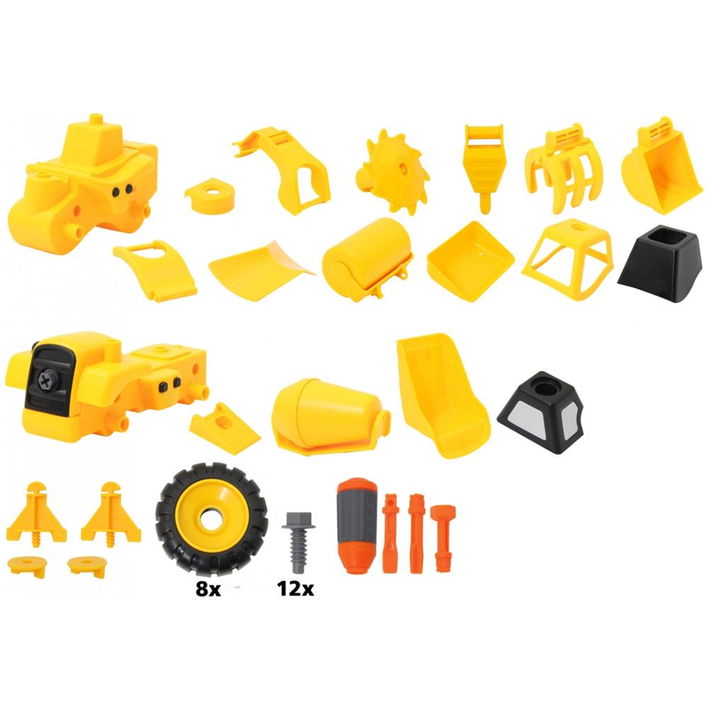 Construction Vehicles Set 9in2 Veicolo Giocattolo - Foto 2