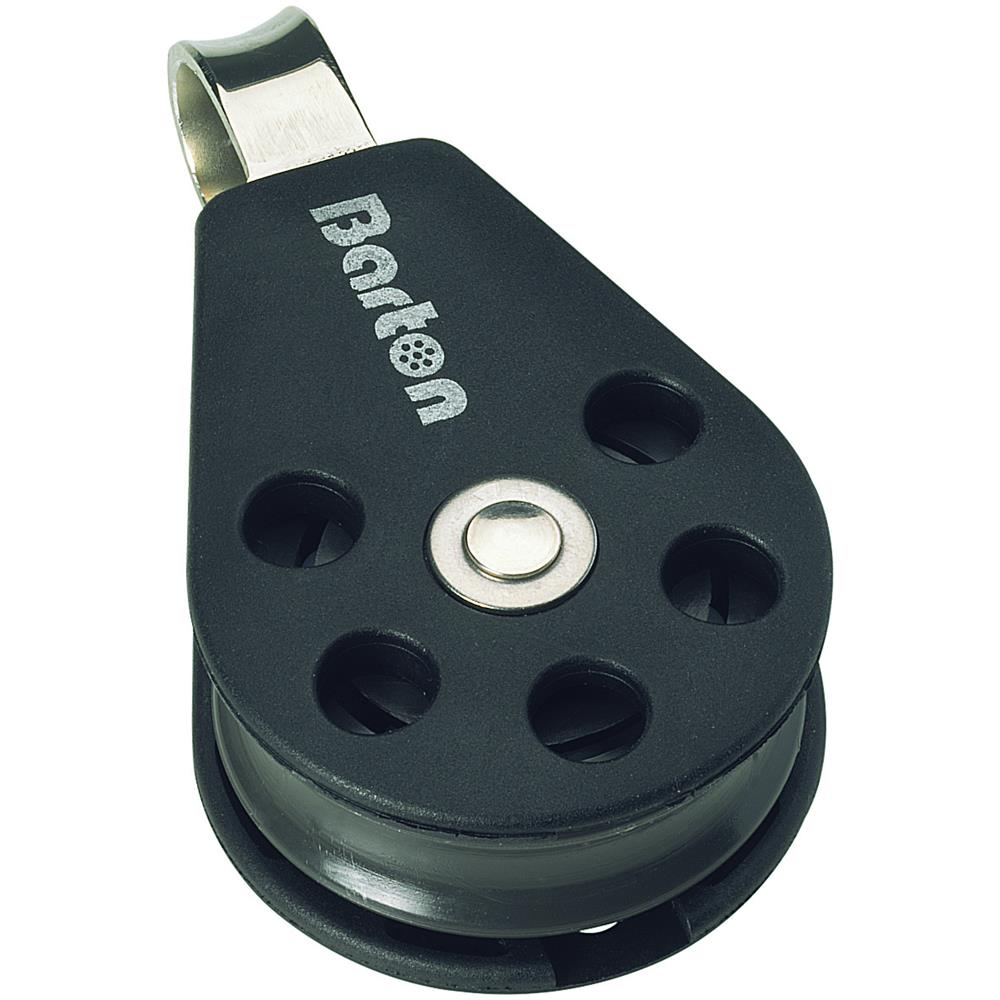 Serie 4/5 - Bozzello Singolo Fisso, Cima Mm. 12, Max Carico Di Lavoro Kg. 750 Carico Di Rottura Kg. 1500, Dimensioni Puleggia Mm. 57, Lunghezza Mm. 107 - Foto 1