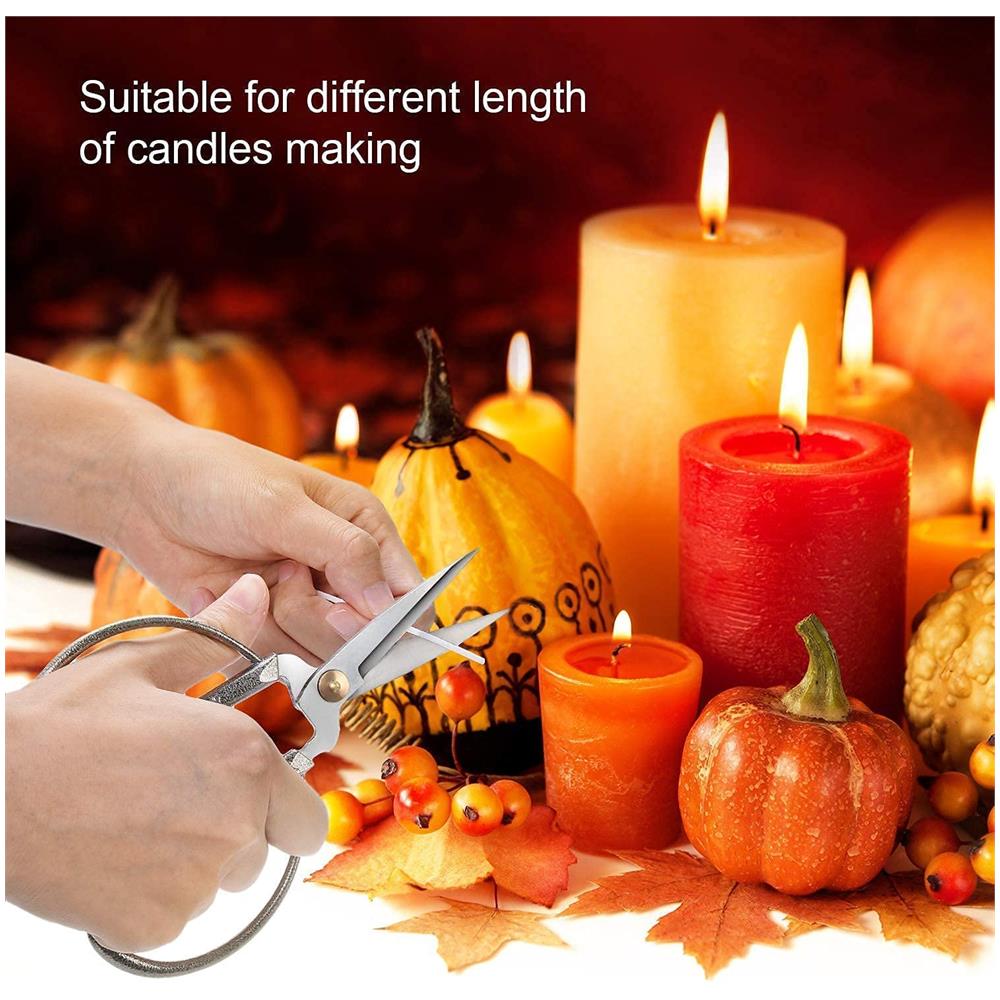 Stoppini Per Candele, Confezione Da 200 White 20 Cm - Foto 2