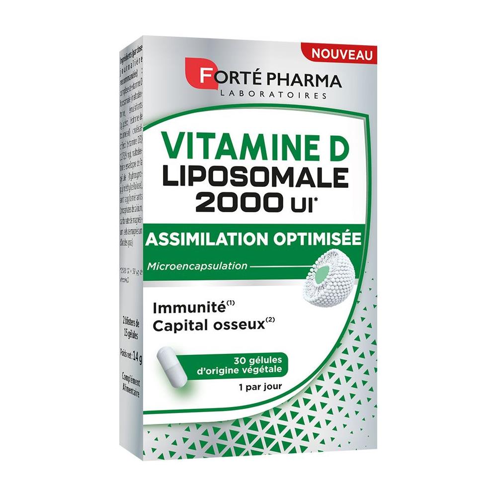 Vitamina D Liposomiale 2000 Ui 30 Capsule Forté Royal Immunità E Salute Delle Ossa - Foto 1