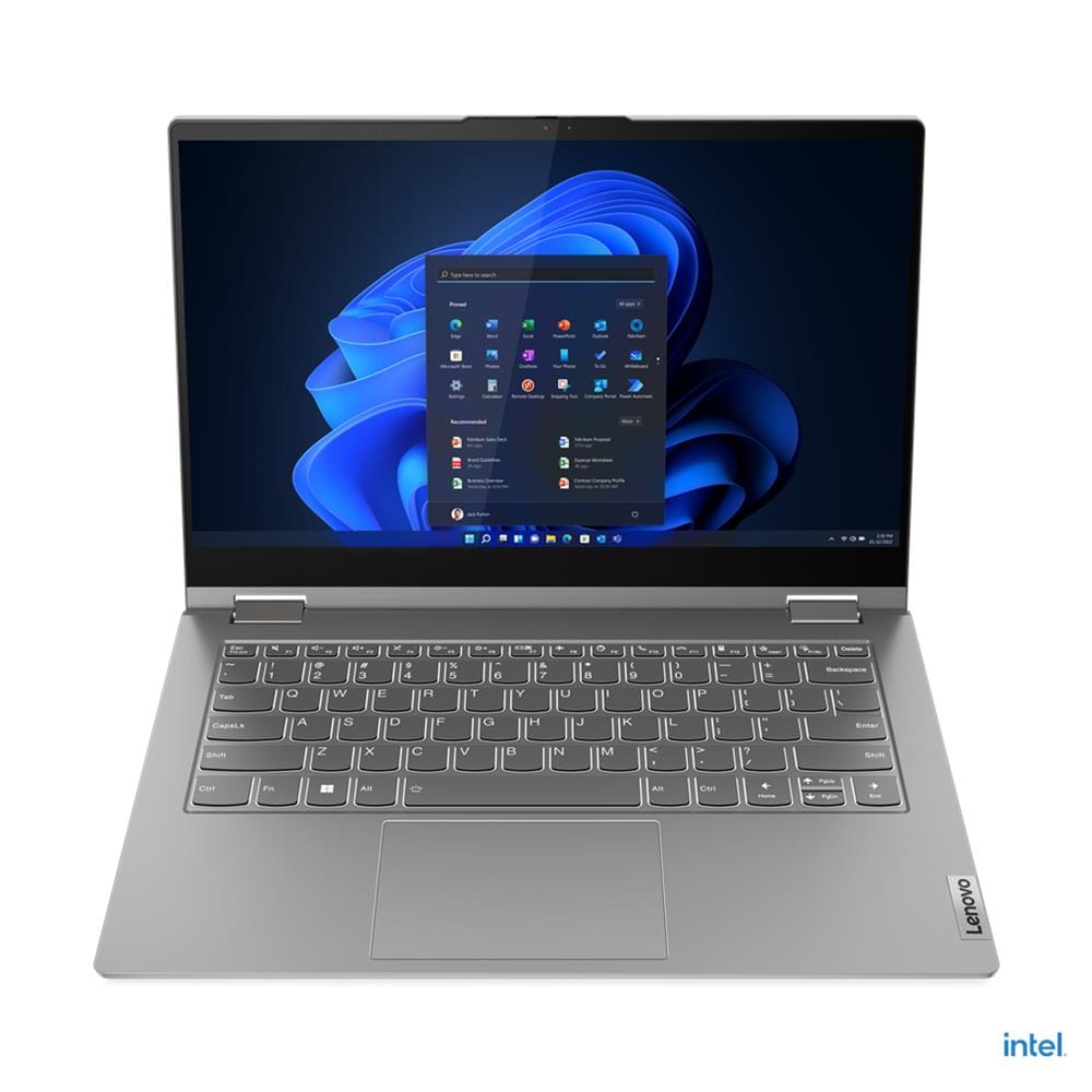 Notebook Ibrido (2 in 1) ThinkBook 14s Yoga Monitor 14" Full HD Intel® Core™ i5 i5-1335U Ram 8 GB SSD 256 GB Intel Iris Xe Graphics 2 x 3.1 Gen 1 Type A 1 x 3.1 Gen 2 Type C Windows 11 Pro - Foto 1