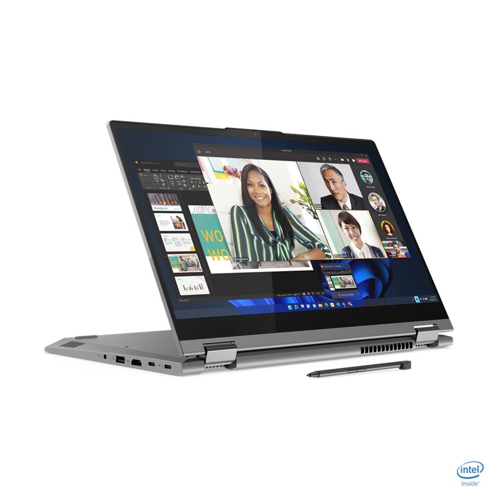 Notebook Ibrido (2 in 1) ThinkBook 14s Yoga Monitor 14" Full HD Intel® Core™ i5 i5-1335U Ram 8 GB SSD 256 GB Intel Iris Xe Graphics 2 x 3.1 Gen 1 Type A 1 x 3.1 Gen 2 Type C Windows 11 Pro - Foto 2
