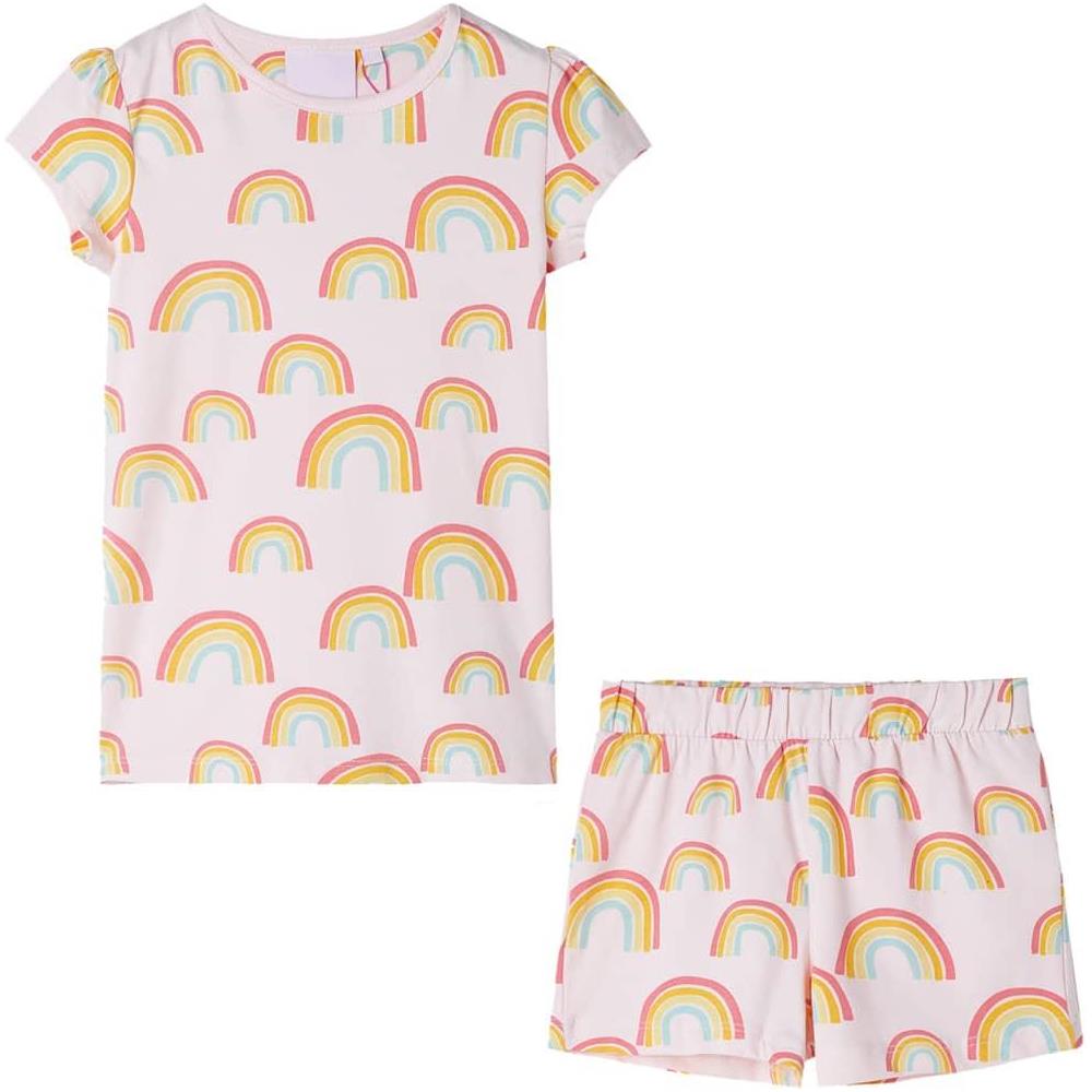 Pigiama da Bambina a Maniche Corte Rosa Tenue 92 - Foto 1