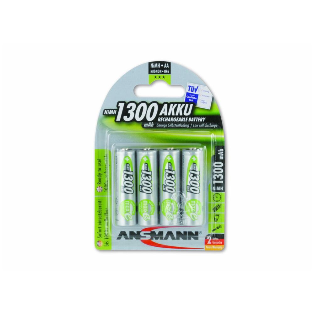 1x4 Batteria NiMH Mignon AA 1300 mAh - Foto 1