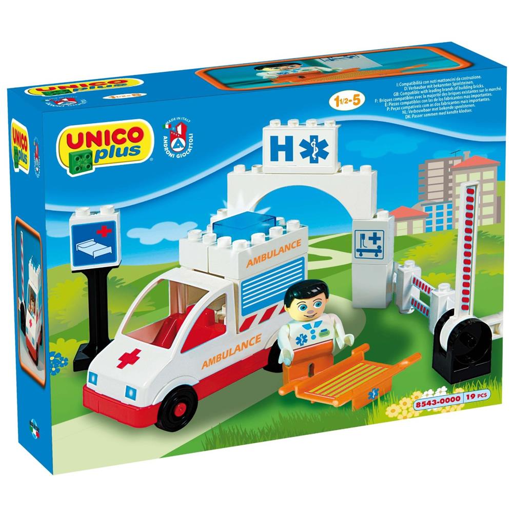 Unico Plus City Soccorso Ambulanza 19pz 8543 - Foto 1