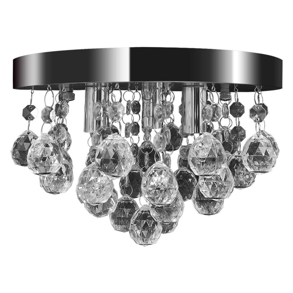 Lampadario da soffitto con perle di cristallo - Foto 1