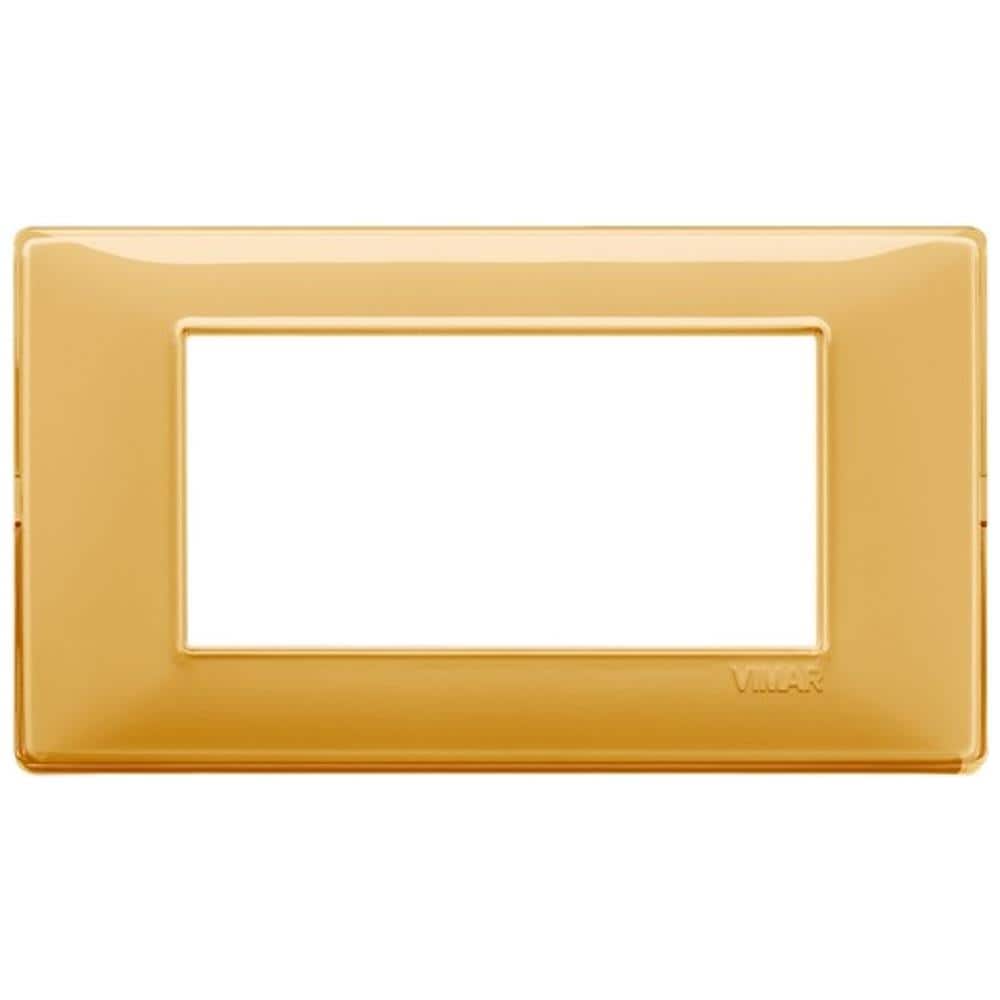 Placca 4 Moduli Reflex Ambra Plana 14654.43 - Foto 5