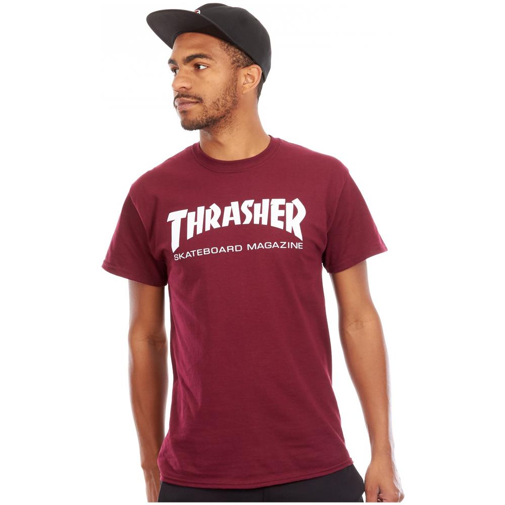 T-shirt Skate Mag Maroon (s, Rosso) - Foto 1