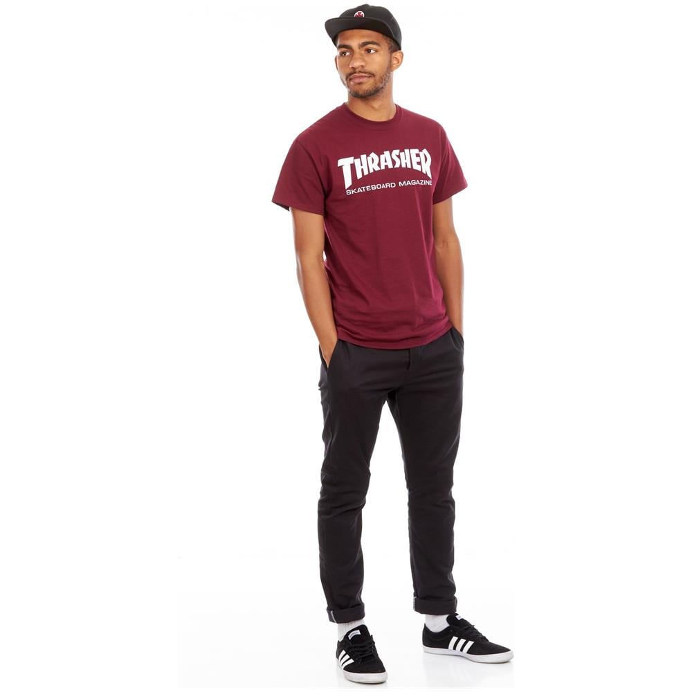 T-shirt Skate Mag Maroon (s, Rosso) - Foto 4