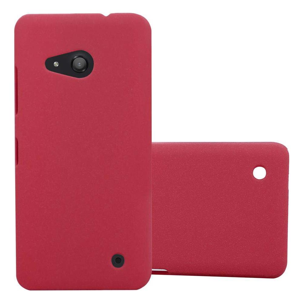 Custodia Compatibile Con Nokia Lumia 550 In Frosty Rosso - Hard Case Coperchio Protettivo In Frosted Look Contro I Graffi E Gli Urti - Foto 1