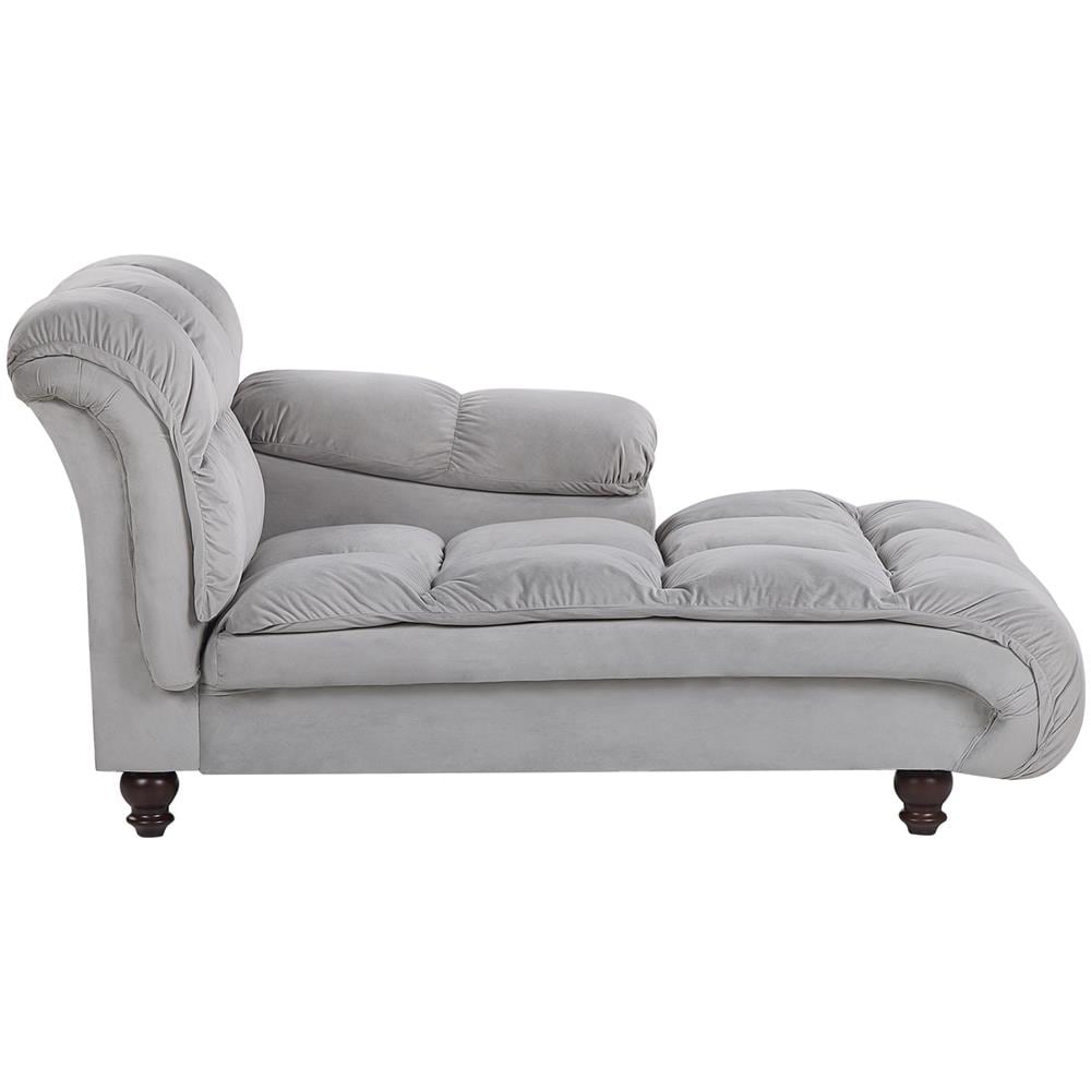 Chaise Longue Color Grigio Chiaro Lormont - Foto 1