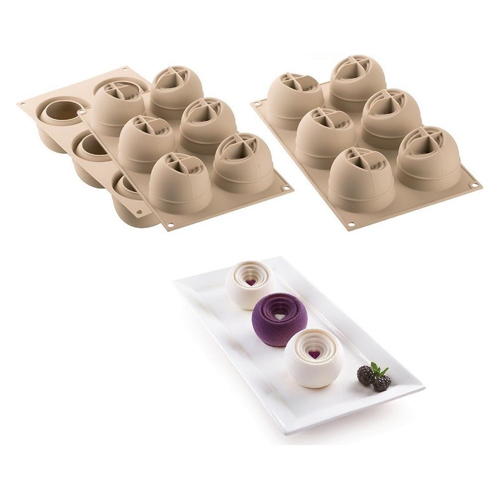 Coccola, Forma - Stampo Per 6 Per Dolci Ø Cm 7 X 5 Qualità Professionale - Foto 6