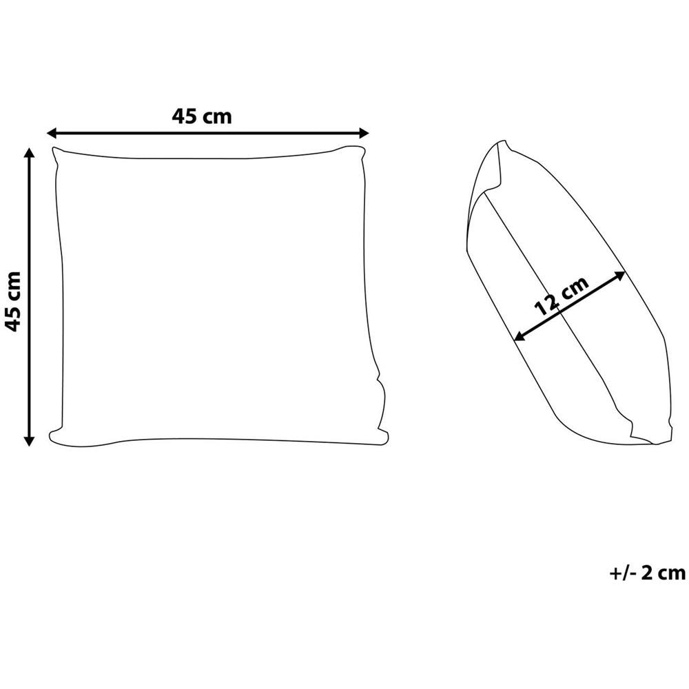 Set Di 2 Cuscini Da Esterno Multicolore 45 X 45 Cm Lovoleto - Foto 2