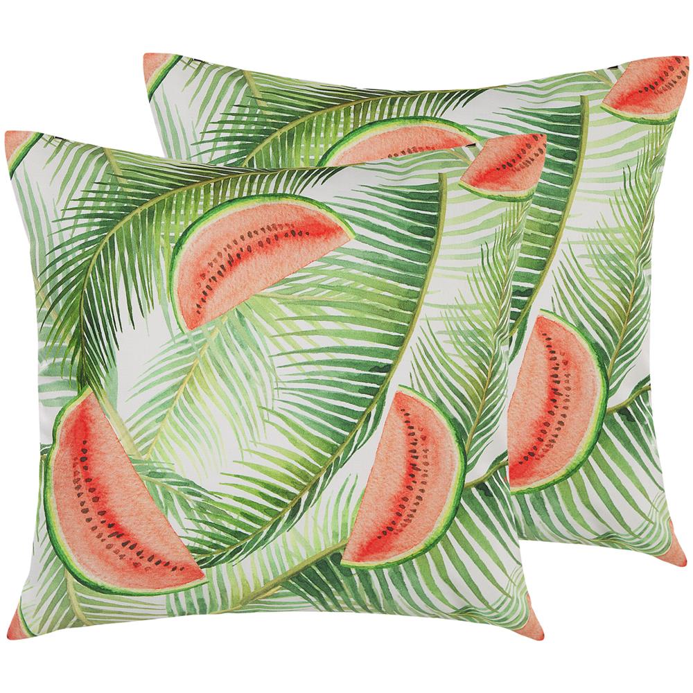 Set Di 2 Cuscini Da Esterno Multicolore 45 X 45 Cm Lovoleto - Foto 1
