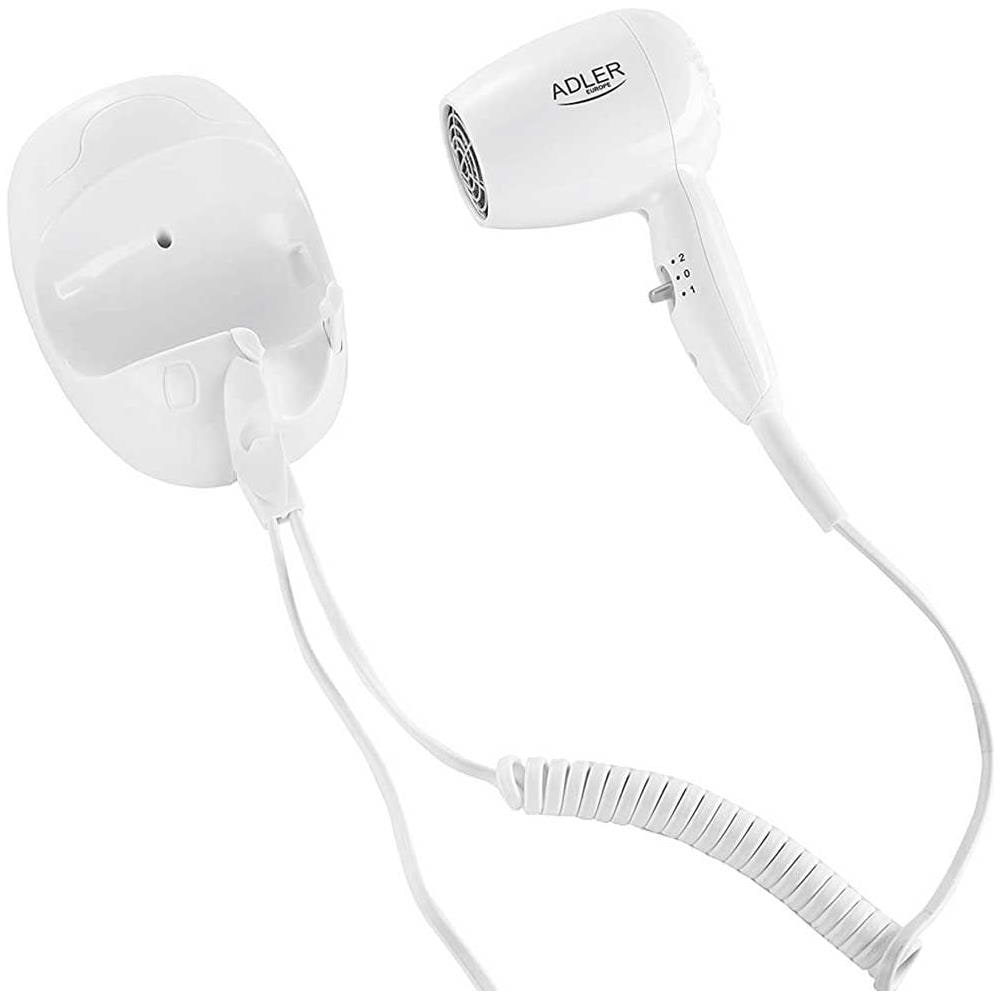 Ad 2252 Asciugacapelli Compatto 2 Livelli Di Temperatura Include Supporto A Parete 1600w - Foto 10