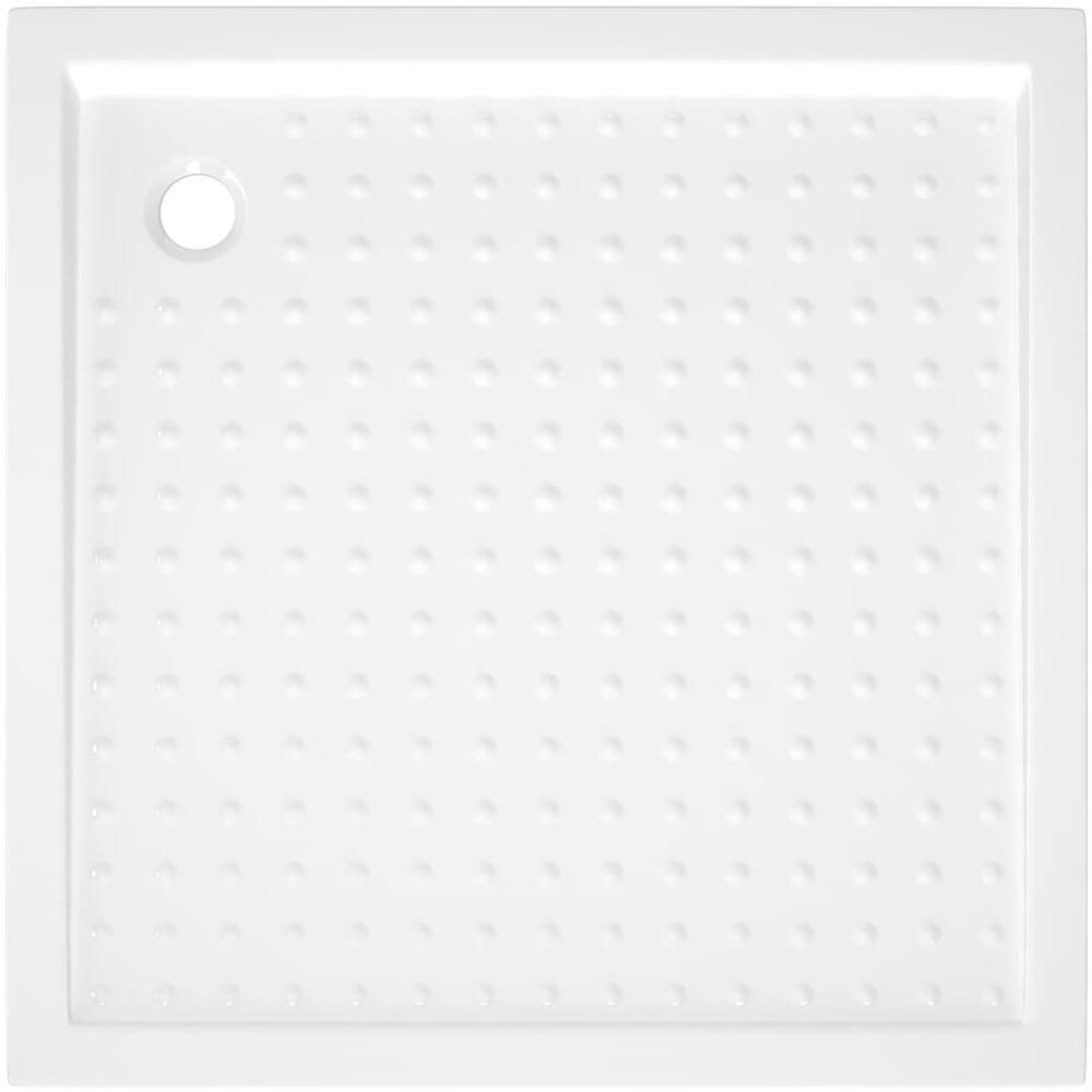 Piatto Doccia Con Superficie Puntinata Bianco 80x80x4 Cm In Abs - Foto 6