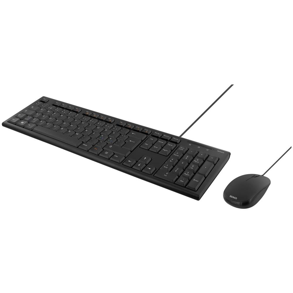 Kit Tastiera Con Mouse, Layout Pan Nordic, Usb, Nero - Foto 1