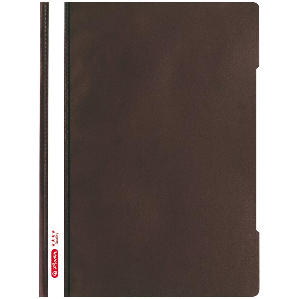 50020799 cartellina con fermafoglio Polipropilene (PP) Marrone - Foto 1