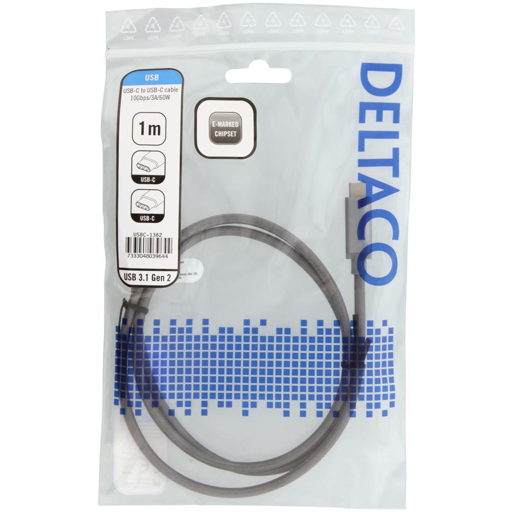 Usb3.1 Type C To C Gen2 3a 1m Space Grey - Foto 2