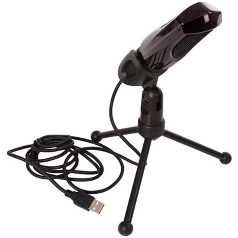 Microfono HQMC10002 Usb da Studio con Supporto Colore Nero - Foto 1