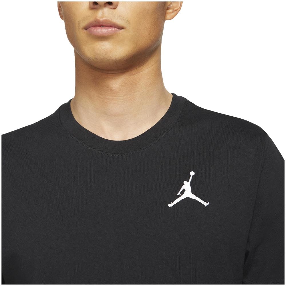 T-shirt Da Uomo Jumpman Embroidered Nera Taglia S Cod Dc7485-010 - Foto 3