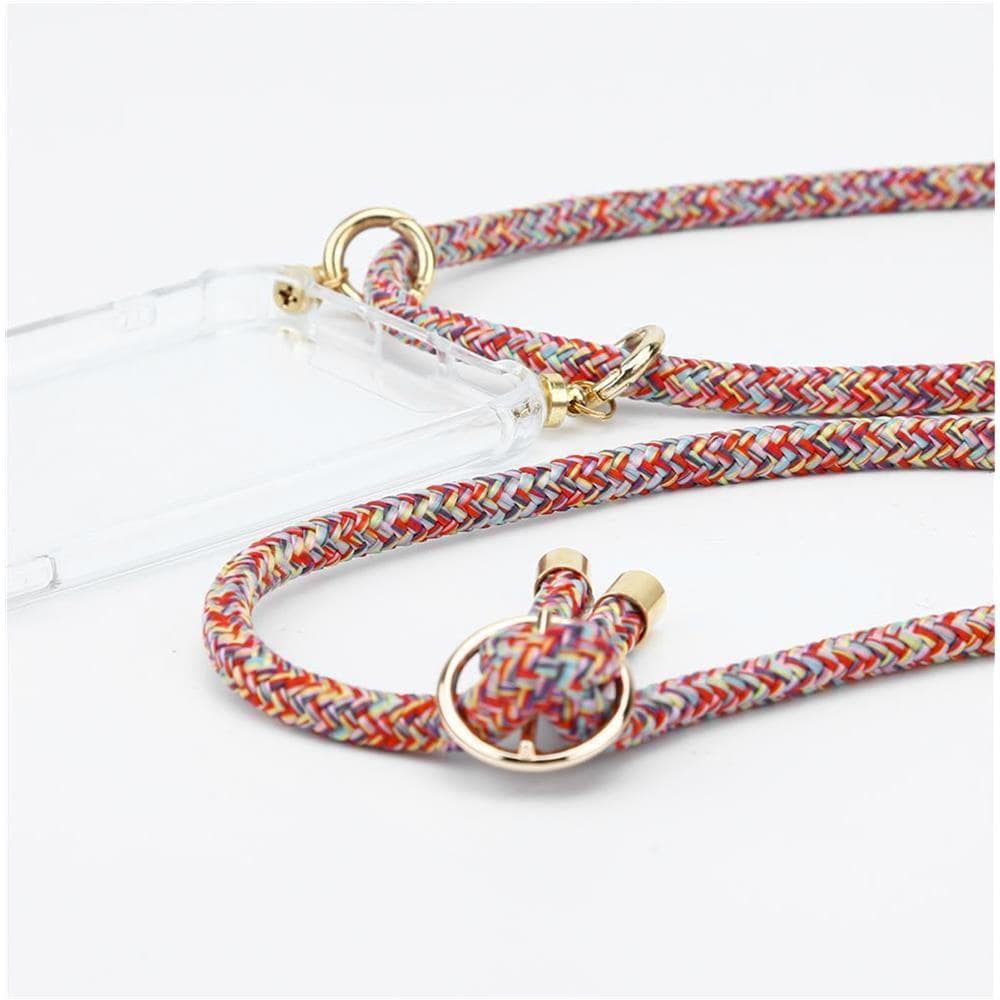 Cadorabo Catena Di Telefoni Cellulari Compatibile Con Samsung Galaxy A71 In Colorful Parrot - Coperchio Protettivo In Silicone Con Anelli D'oro, Cinturino In Corda E Custodia Staccabile - Foto 2