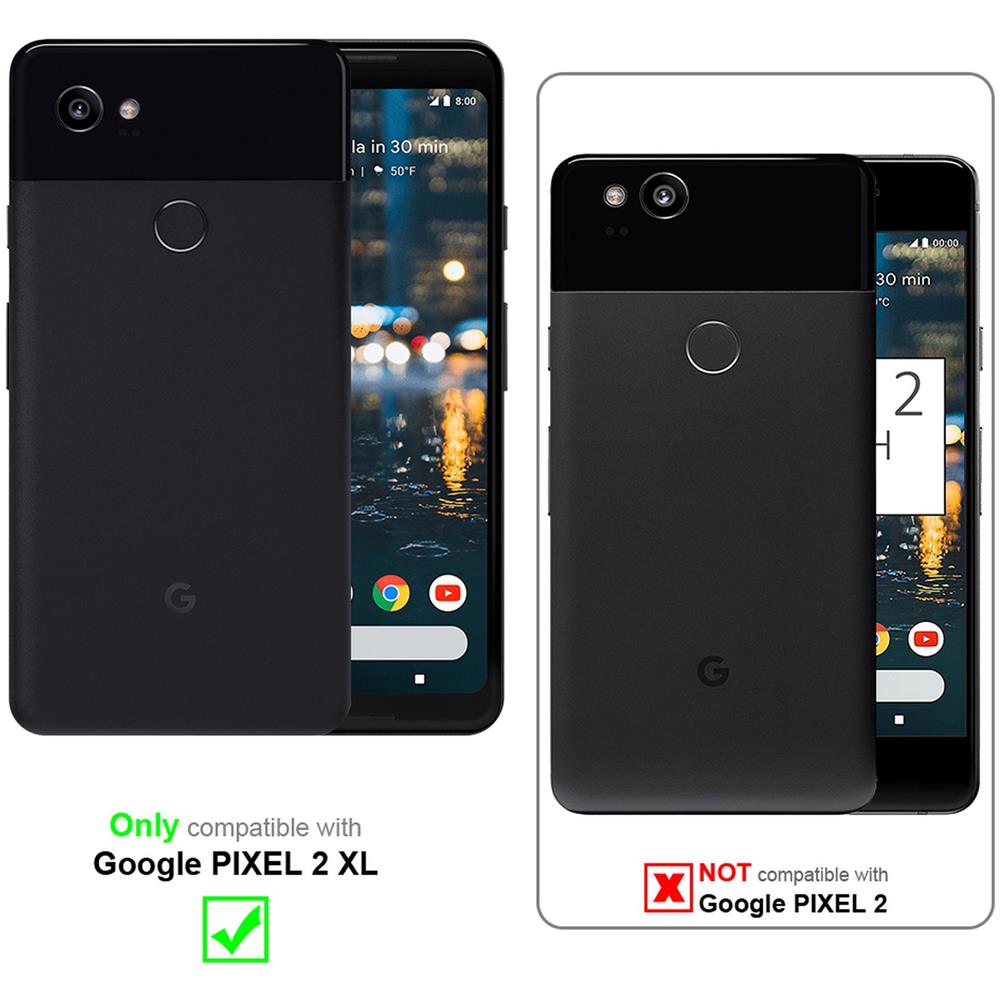 Custodia Compatibile Con Google Pixel 2 Xl In Frost Blu Scuro - Coperchio Protettivo In Silicone Tpu Flessibile - Foto 2