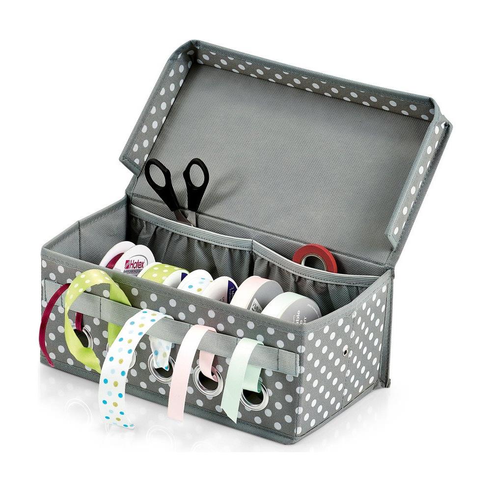 Scatola Portaoggetti Regalo, Contenitore Con Nastri Decorativi, Organizer Per Decorazione Regalo. - Foto 3