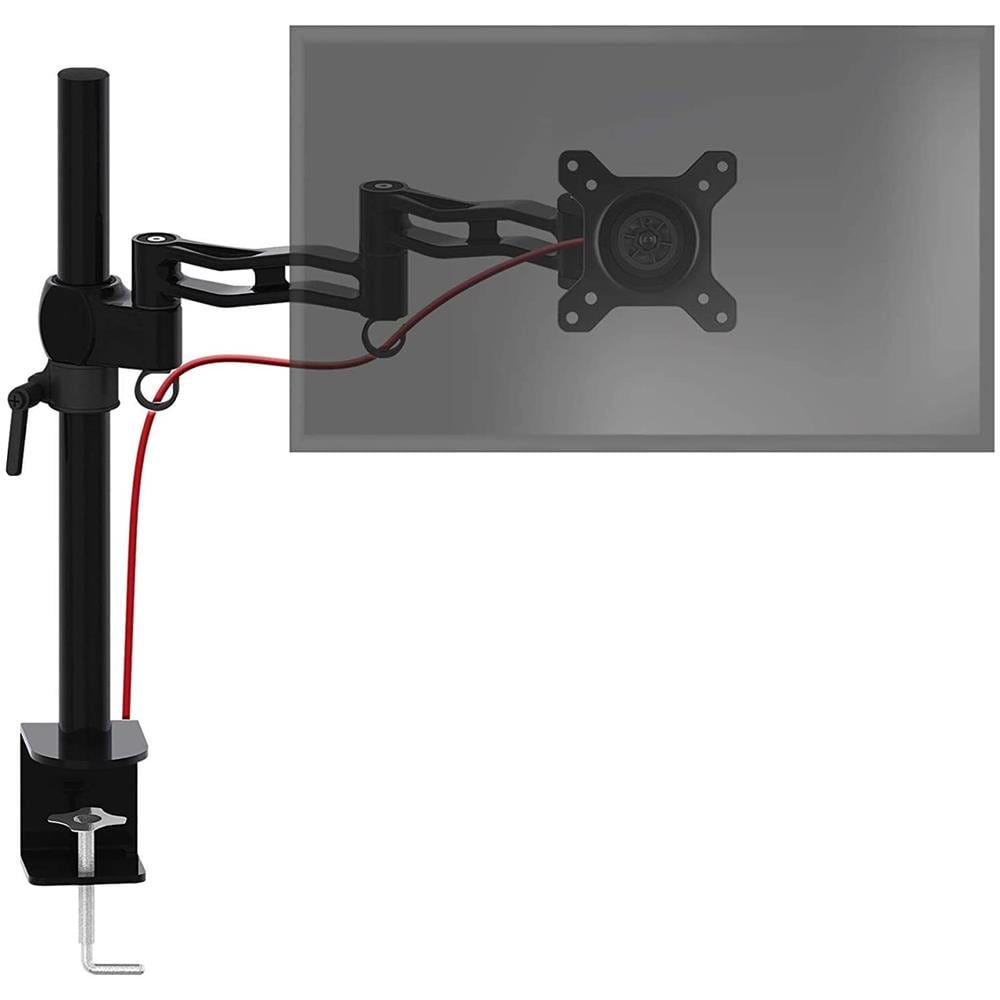 Dm351x3 Supporto Monitor Da Scrivania Con Morsetto - Braccio Monitor Da Tavolo In Alluminio - Altezza Regolabile E Orientabile - Compatibilità Universale Con Schermi Tv Monitor Con Vesa 100*100 - 2 Bracci Estensori - Foto 1