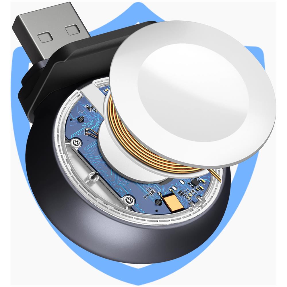 Caricatore Usb Per Apple Watch - Chiavetta Usb-a, Nero - Foto 5
