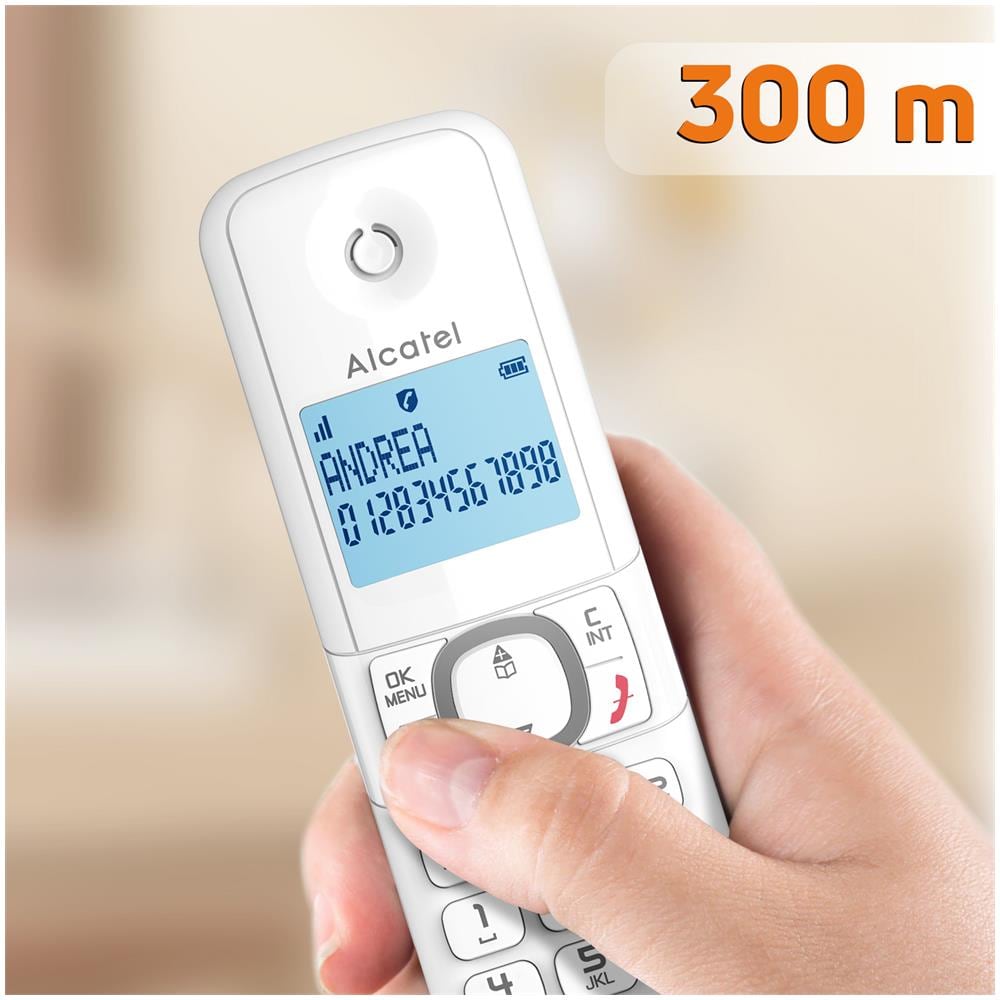 Set 2 Cordless Dect F860 Duo Con Blocco Chiamate E Funzione Vip - Foto 5