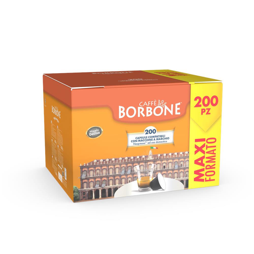 Capsule Caffè Compatibile Nespresso Miscela Decisa 200 Pezzi - Foto 1