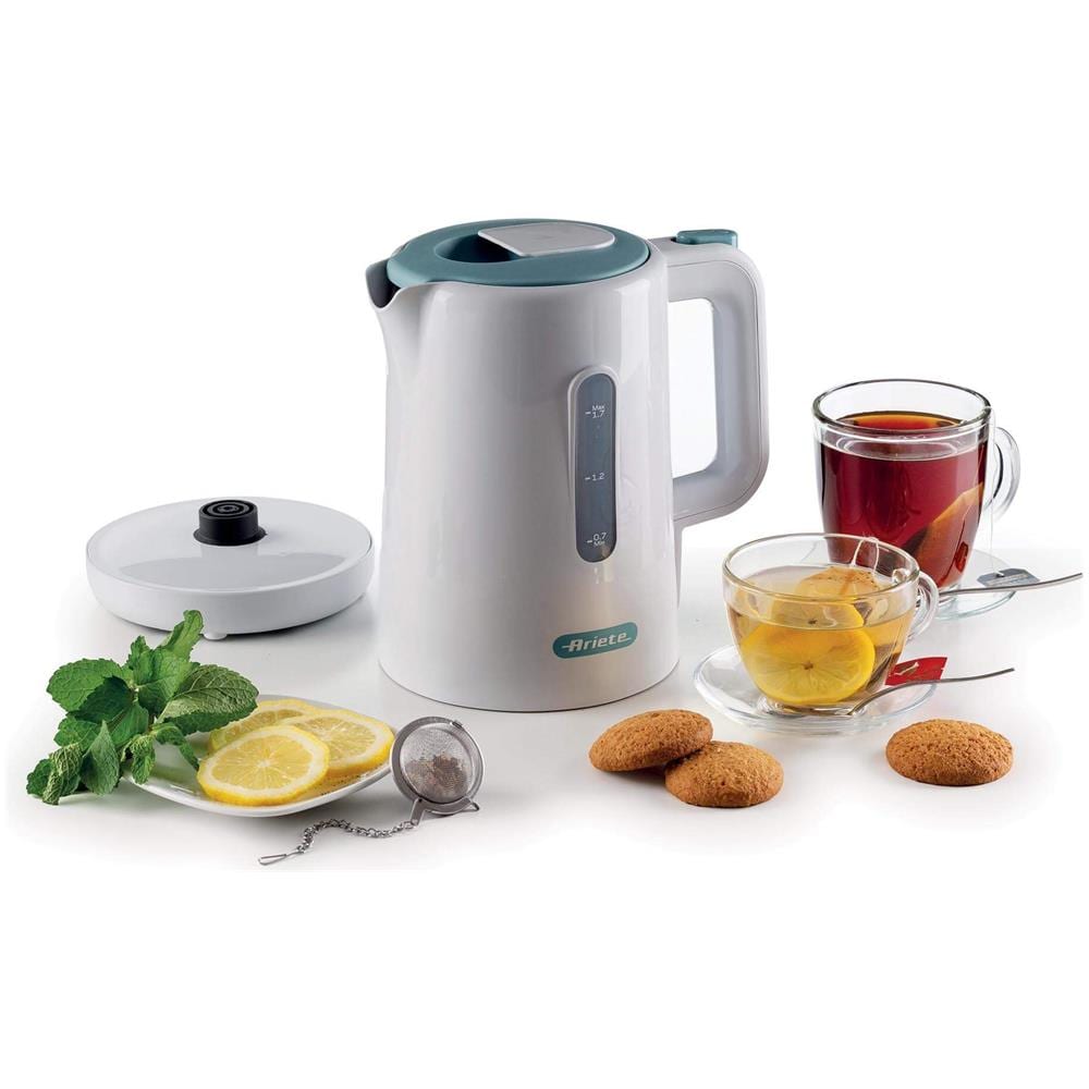 Bollitore Elettrico Breakfast Capacità 1.7 Litri Potenza 2200 Watt Bianco - Foto 4