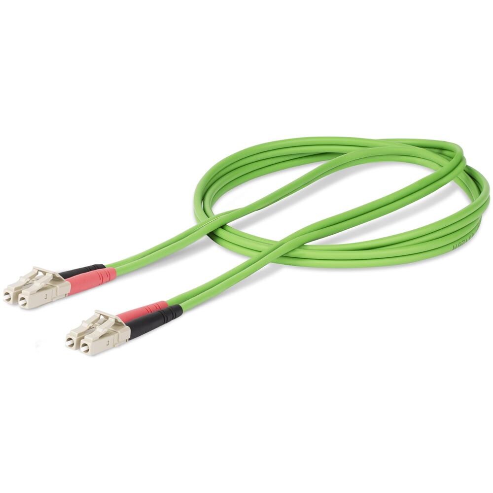 Cavo in Fibra Ottica Multimodale da LC a LC (UPC) OM5 da 2m, Cavo Patch Duplex LOMMF 50/125µm, VCSEL, 40G / 100G, Insensibile alla piegatura, Bassa perdita di inserzione, Bretella ottica in fibra LSZH - Foto 5