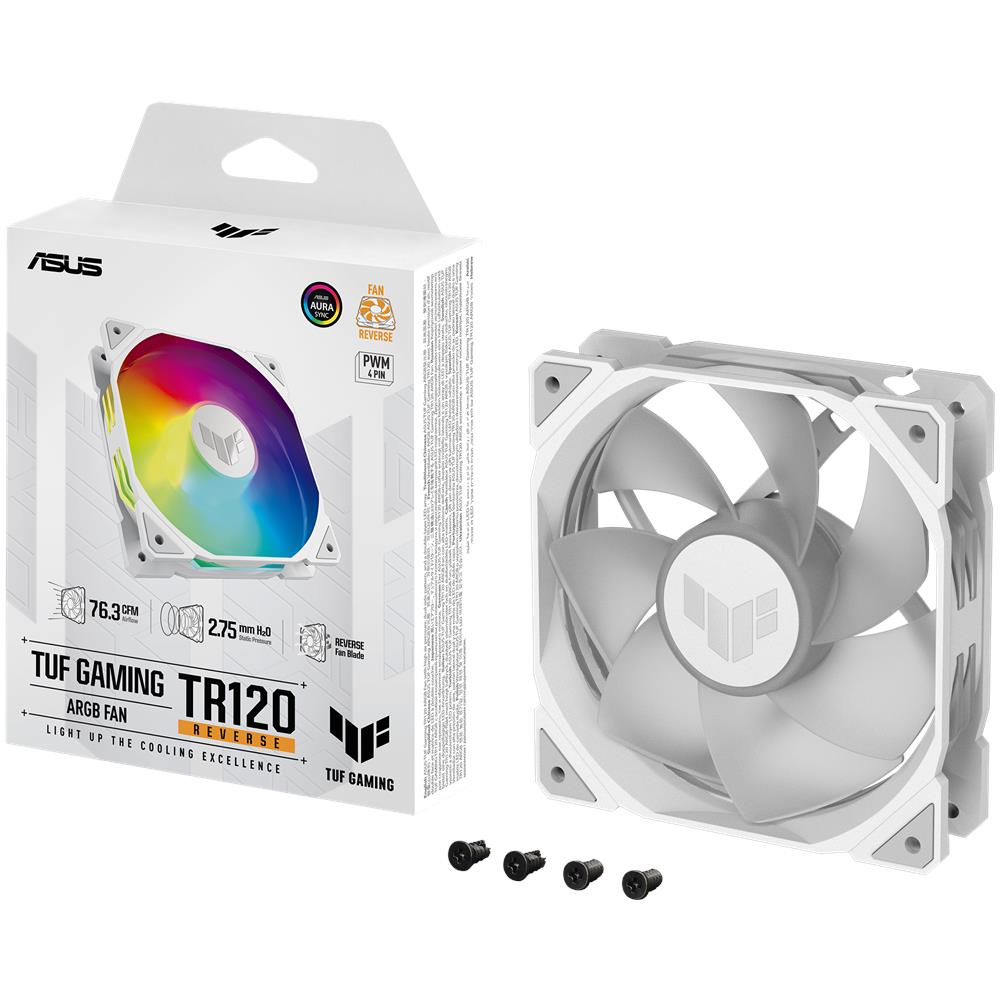 Ventola PC TUF Gaming TR120 ARGB Velocità Max di Rotazione 2000 Giri /min - Foto 9