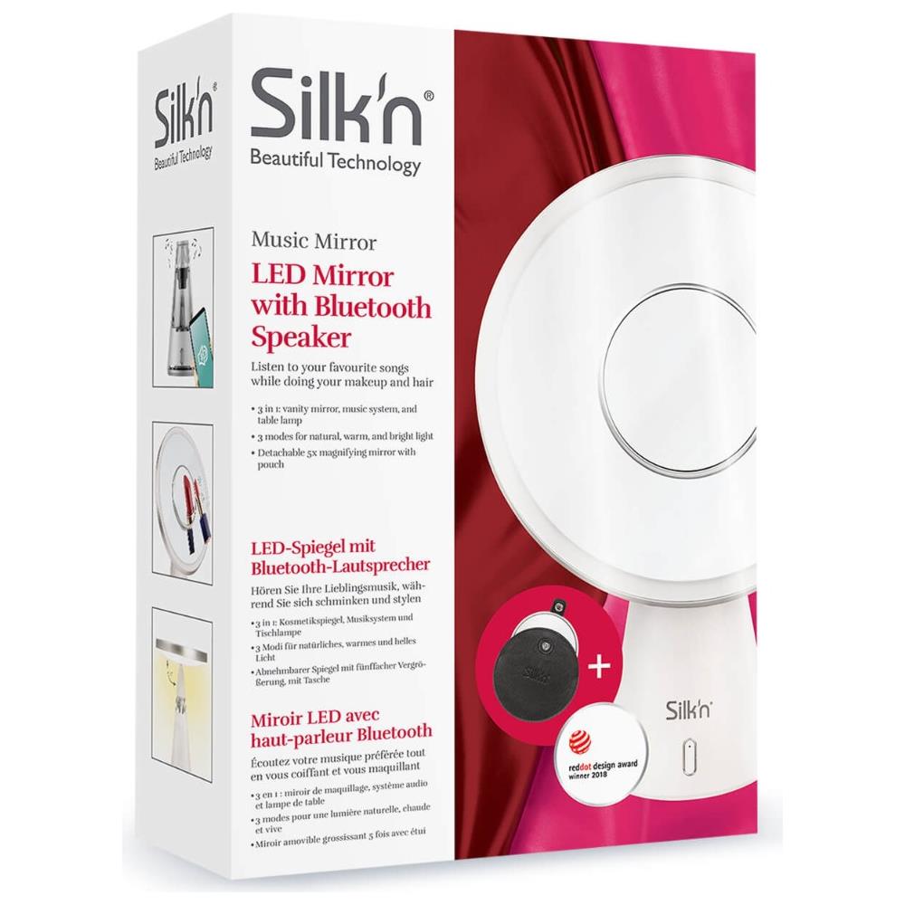 MLB1PE1001 specchietto per trucco Libera installazione Rotondo Bianco - Foto 7