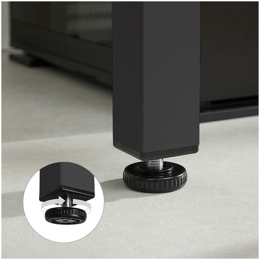 Tavolo da pranzo rustico marrone TESSA 120 cm x 60 cm con gambe nere - Foto 2