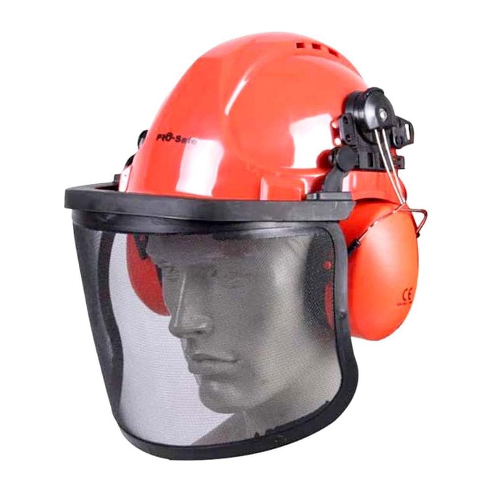 Elmetto Protettivo Con Cuffie E Visiera Caschetto Protezione Per Decespugliatore - Foto 2