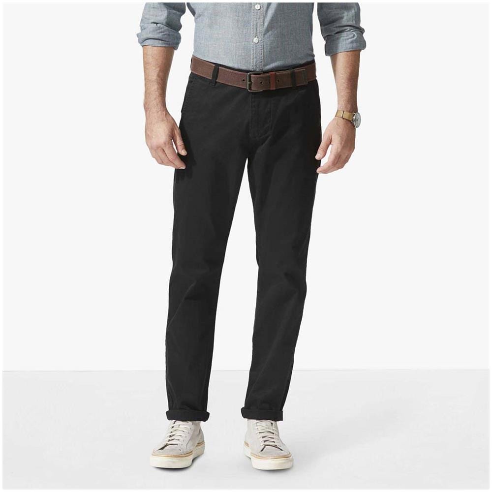 Pantaloni Alpha Khaki Slim Tapered L36 Abbigliamento Uomo W33-l36 - Foto 1