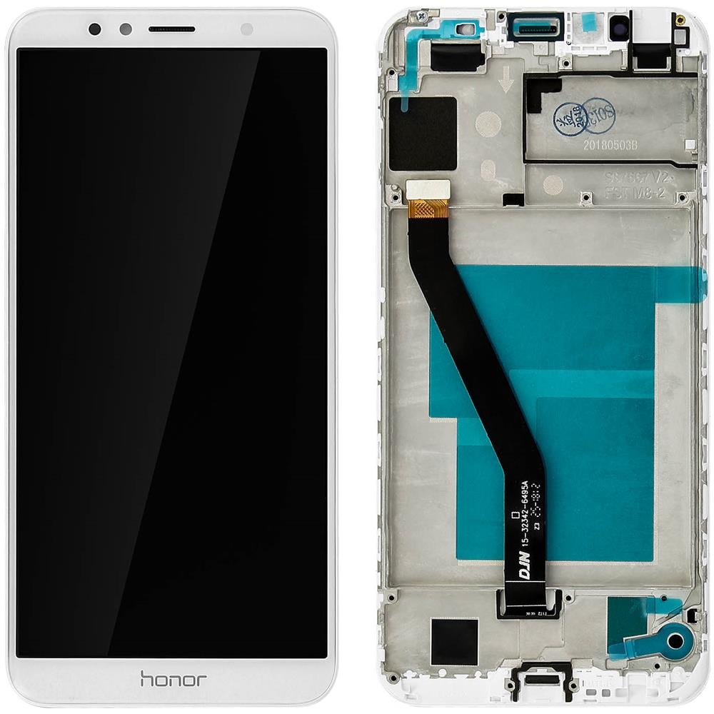 Schermo Lcd Honor 7a Blocco Schermo Touch Screen Compatibile - Bianco - Foto 2