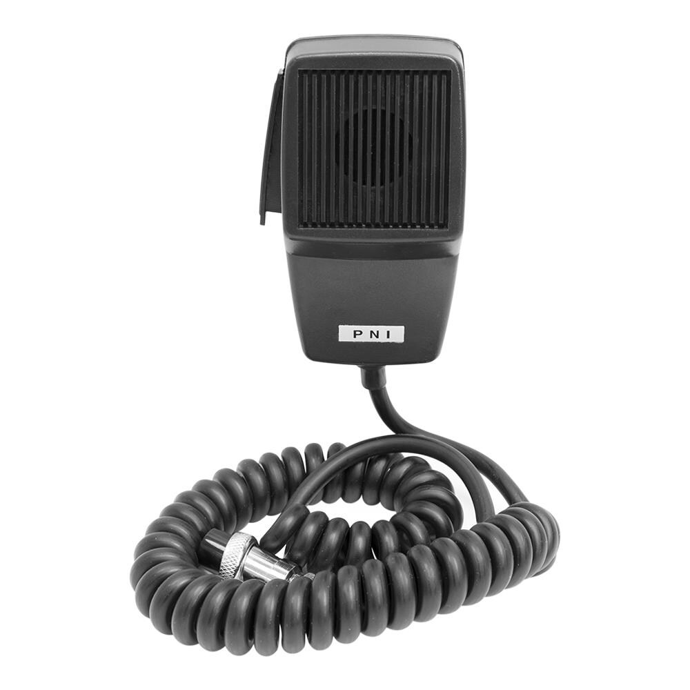 Microfono Cb Dinamic 6 Con Connettore A 6 Pin Per La Stazione Radio Cb Nero - Foto 1