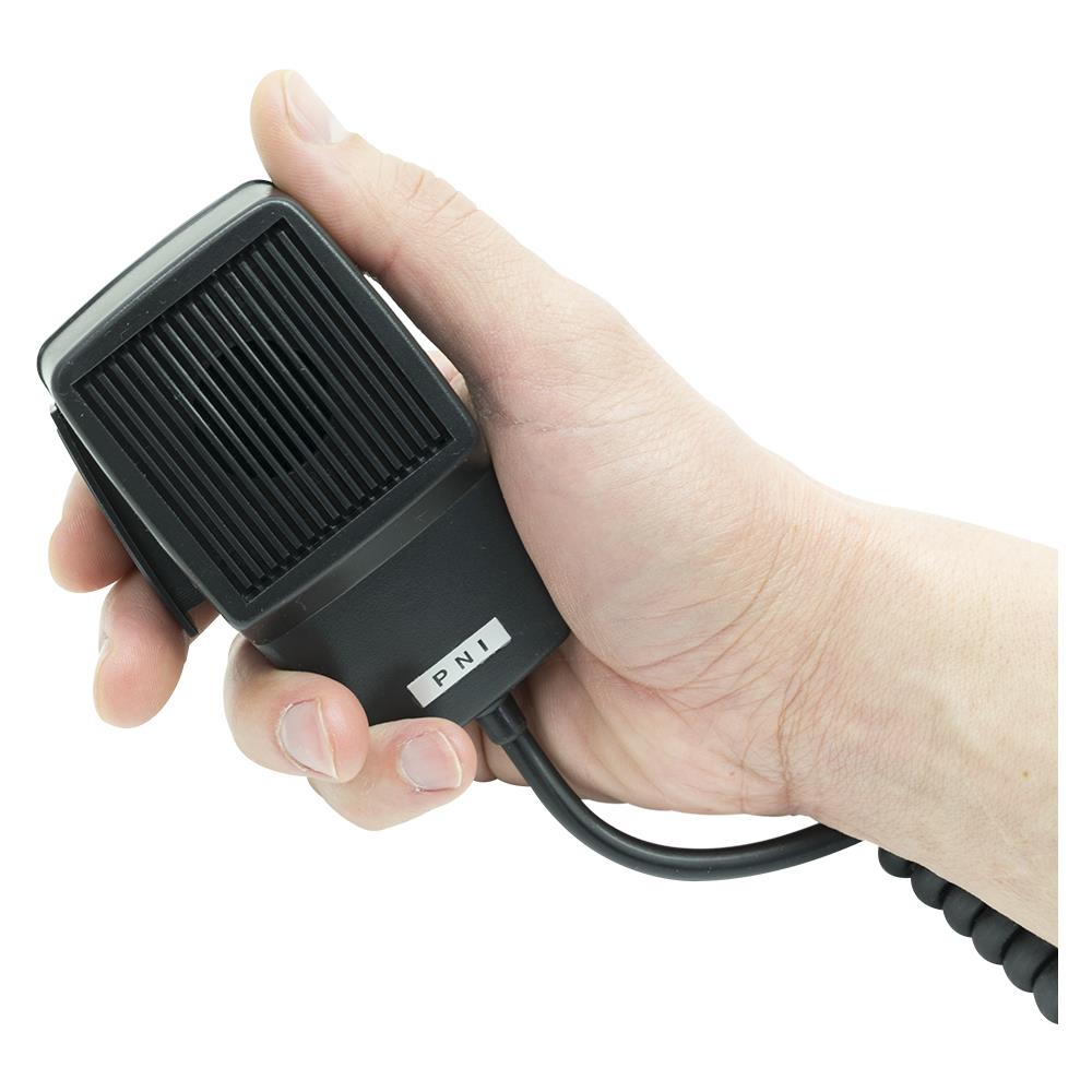 Microfono Cb Dinamic 6 Con Connettore A 6 Pin Per La Stazione Radio Cb Nero - Foto 2