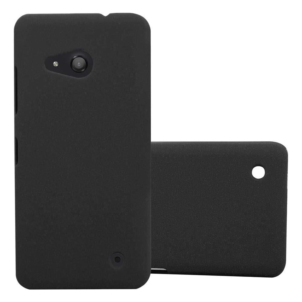 Custodia Compatibile Con Nokia Lumia 550 In Frosty Nero - Hard Case Coperchio Protettivo In Frosted Look Contro I Graffi E Gli Urti - Foto 1
