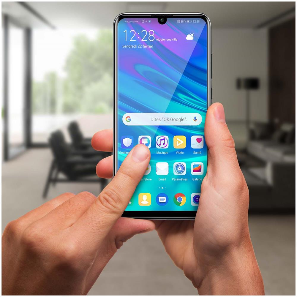 Vetro Temperato Huawei P Smart 2020 Bordo Smussato Contorno Nero - Foto 5