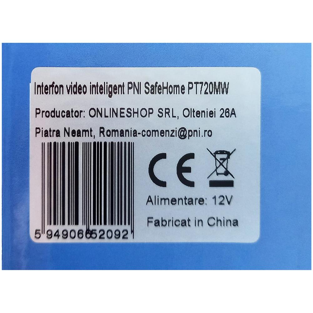 Safehome Pt720mw Wifi Hd, Videocitofono P2p Intelligente, Monitor Interno, Applicazione Dedicata Tuya Smart, Integrazione In Scenari Intelligenti E Automazione Con Altri Prodotti Compatibili Tuya - Foto 6
