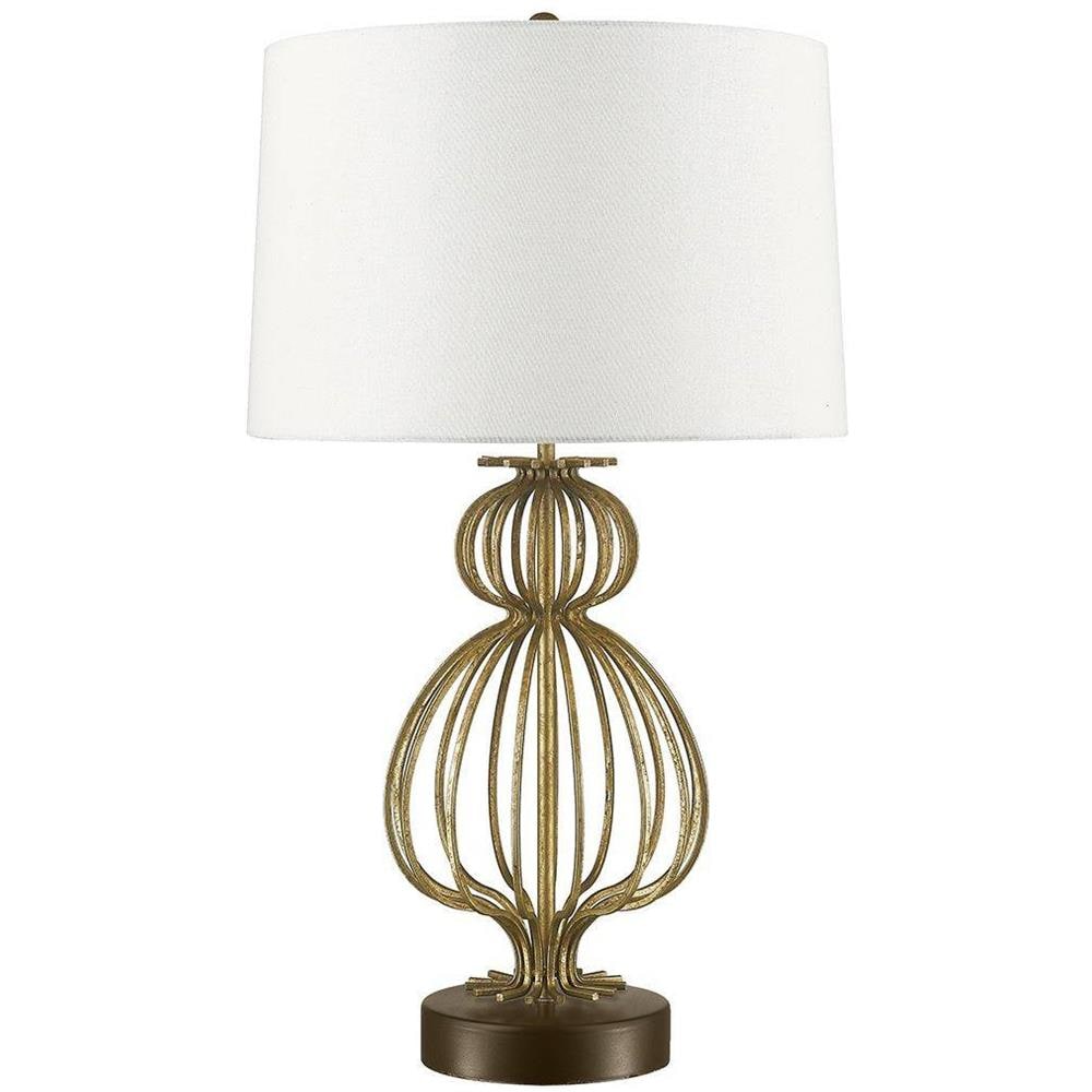 Lampada Da Tavolo 1 Luce Oro, E27 - Foto 1